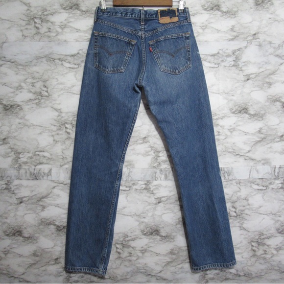 Levi’s Vintage Denim Jeans Bleach Acid Wash Detail Size 27 - Picture 4 of 17